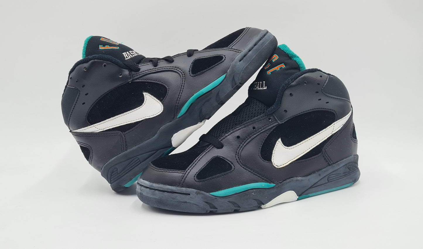 *NEU* Vintage 1993 Nike Air Extreme Force 3/4 Schwarz UK 6 / EUR 40