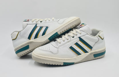 *NEU* Vintage 1980er Adidas Stefan Edberg Made in France UK 9 / EUR 43 1/3