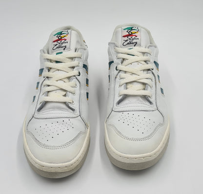 *NEU* Vintage 1980er Adidas Stefan Edberg Made in France UK 9 / EUR 43 1/3