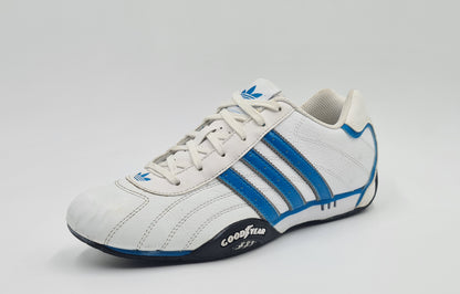 *Guter Zustand* 2014 Adidas Adi Racer Low M Good Year Weiß Blau Gr. UK 6,5 / EUR 40