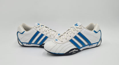 *Guter Zustand* 2014 Adidas Adi Racer Low M Good Year Weiß Blau Gr. UK 6,5 / EUR 40