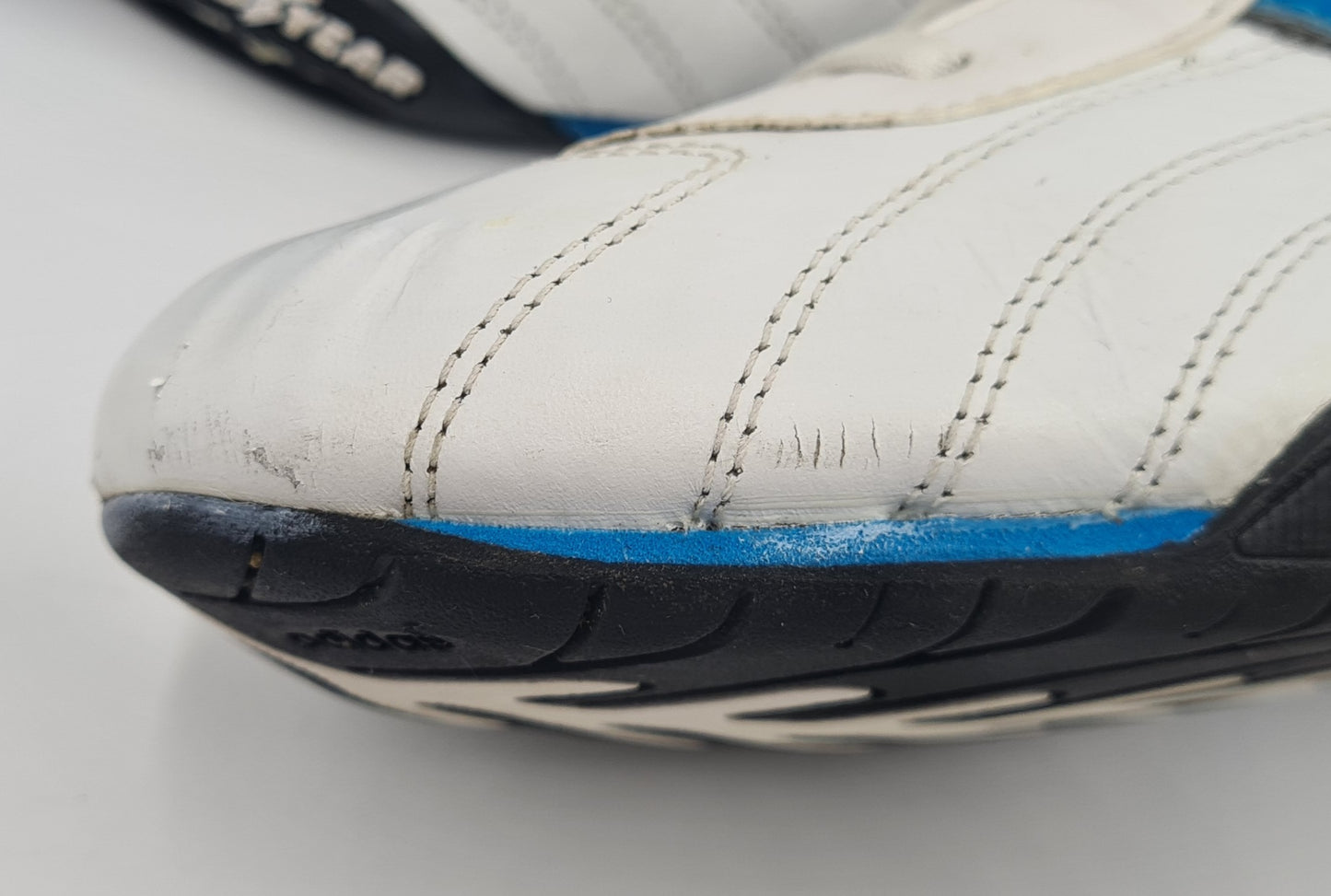 *Guter Zustand* 2014 Adidas Adi Racer Low M Good Year Weiß Blau Gr. UK 6,5 / EUR 40