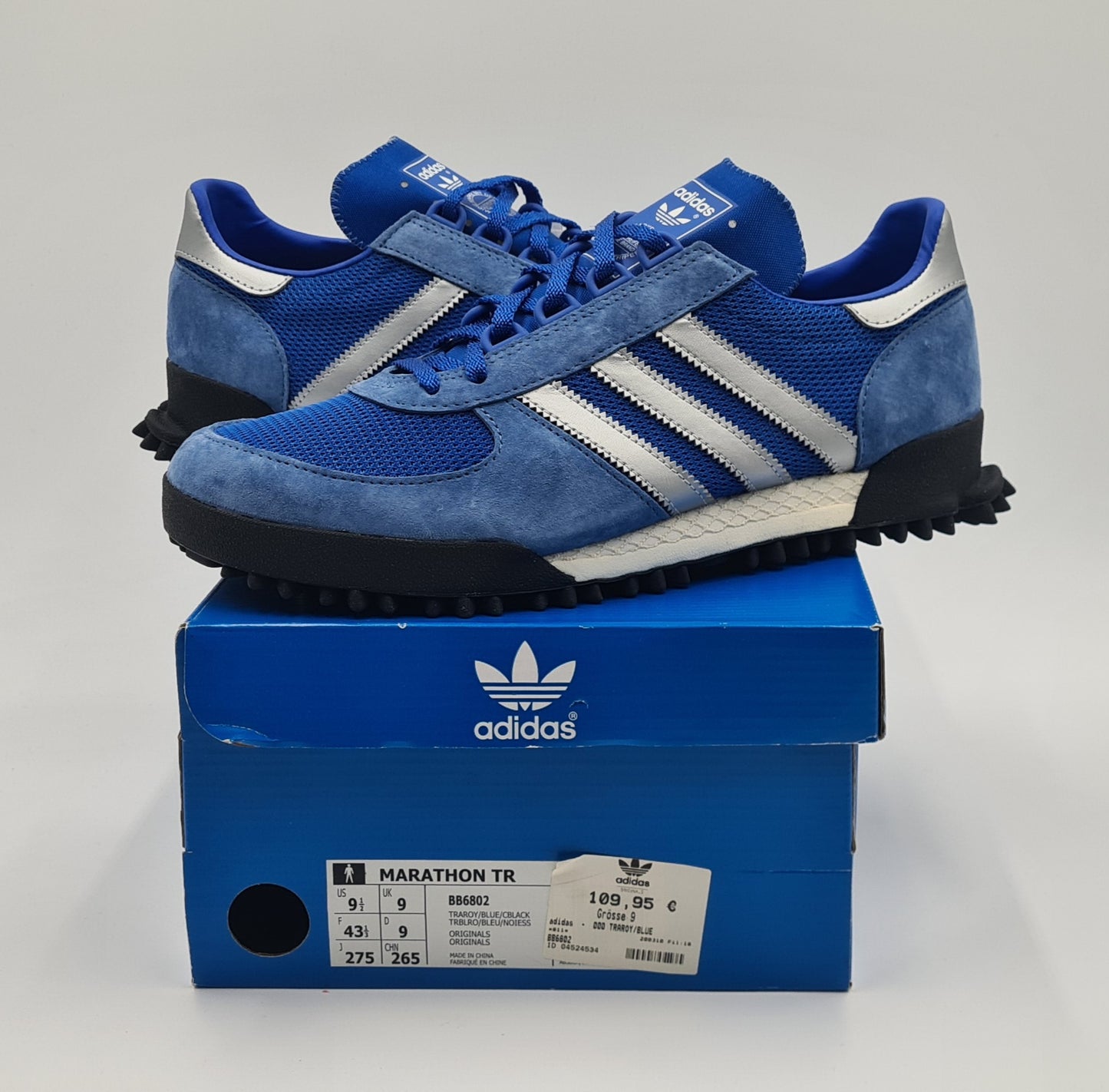 *NEW* 2017 Adidas Marathon TR Blue UK 9 / EUR 43 1/3