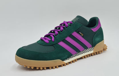 *LIKE NEW* 2023 Adidas Marathon TR Cordura Green / Purple UK 10.5 / EUR 45 1/3