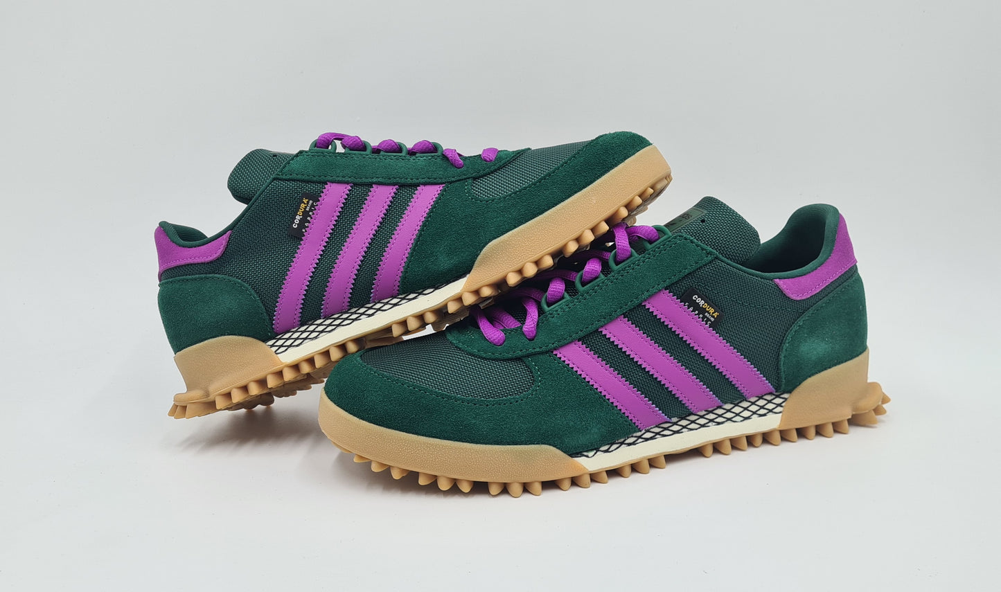 *LIKE NEW* 2023 Adidas Marathon TR Cordura Green / Purple UK 10.5 / EUR 45 1/3