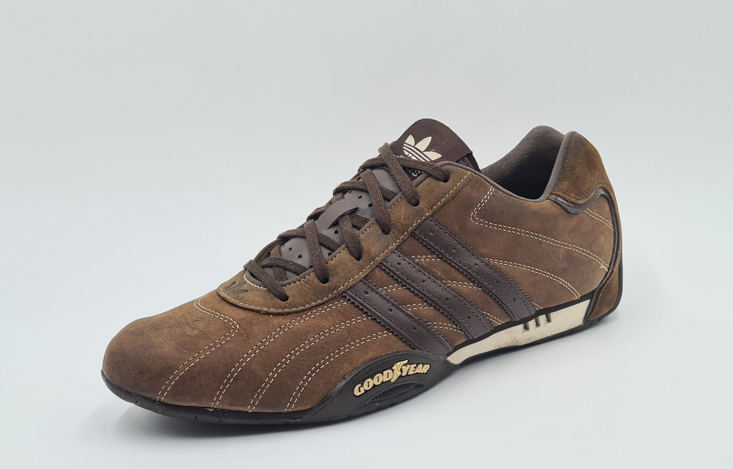 *WIE NEU* 2012 Adidas Adi Racer Low Good Year Braun Gr. UK 9,5 / EUR 44
