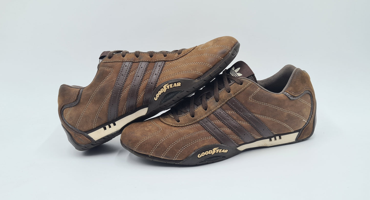 *WIE NEU* 2012 Adidas Adi Racer Low Good Year Braun Gr. UK 9,5 / EUR 44