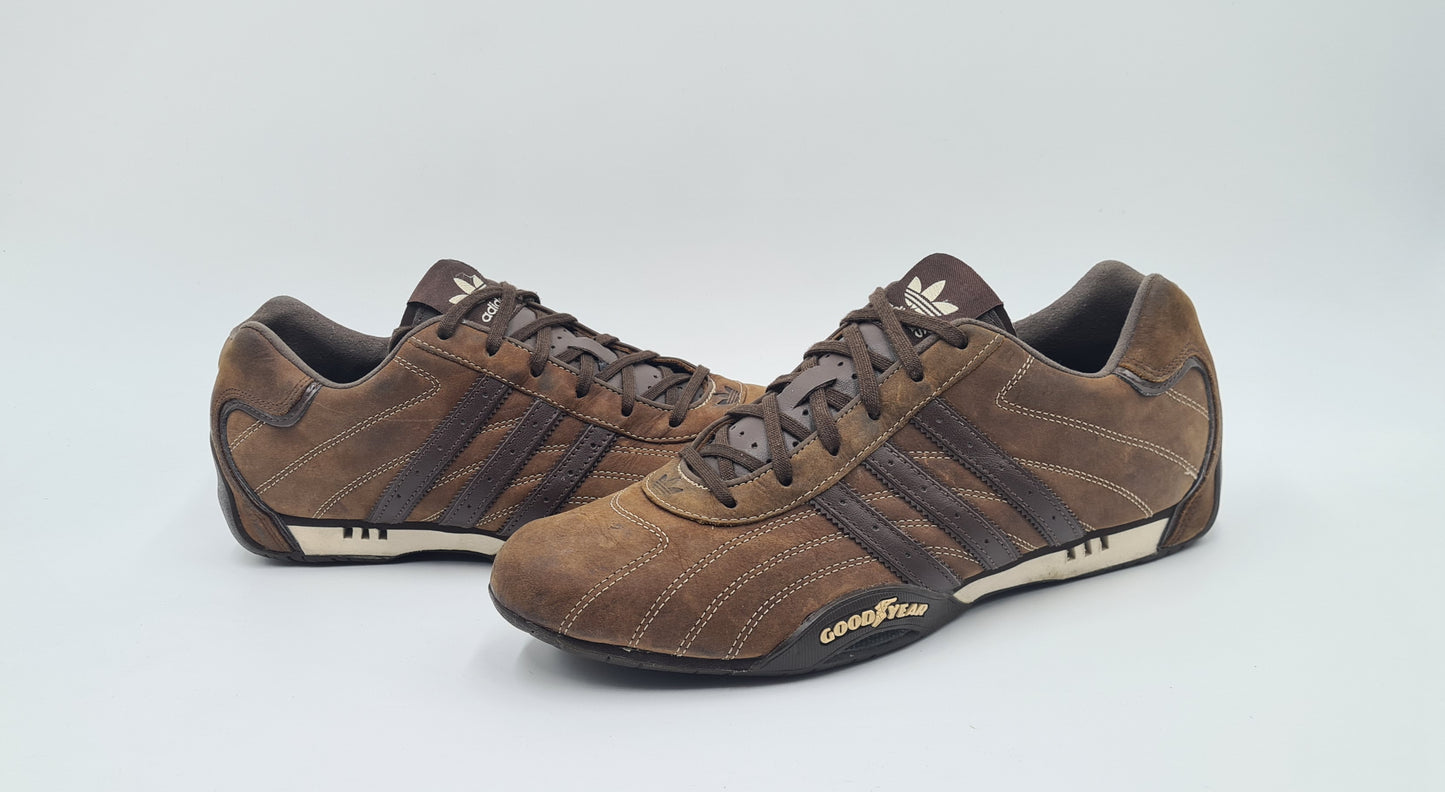 *WIE NEU* 2012 Adidas Adi Racer Low Good Year Braun Gr. UK 9,5 / EUR 44