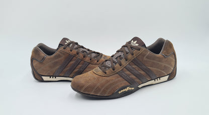 *WIE NEU* 2012 Adidas Adi Racer Low Good Year Braun Gr. UK 9,5 / EUR 44