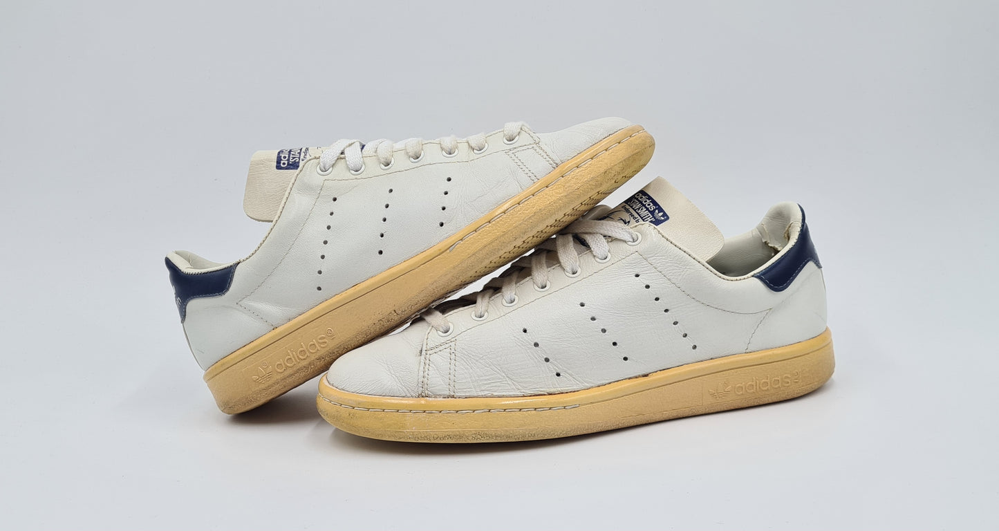 Vintage 1980s Adidas Stan Smith Made in France UK 8 / EUR 42