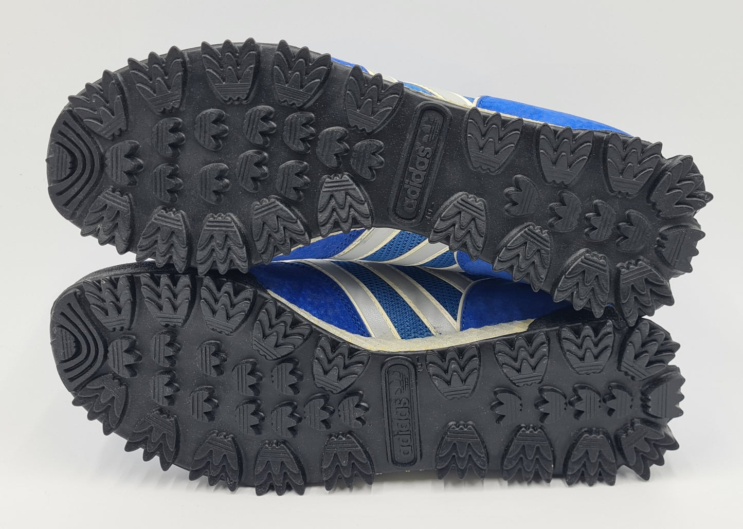 *NEU* Vintage 1980er Adidas Marathon TR Blau Yugoslavia UK 10,5 / EUR 45 1/3