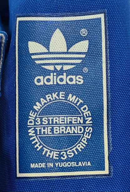 *NEU* Vintage 1980er Adidas Marathon TR Blau Yugoslavia UK 10,5 / EUR 45 1/3