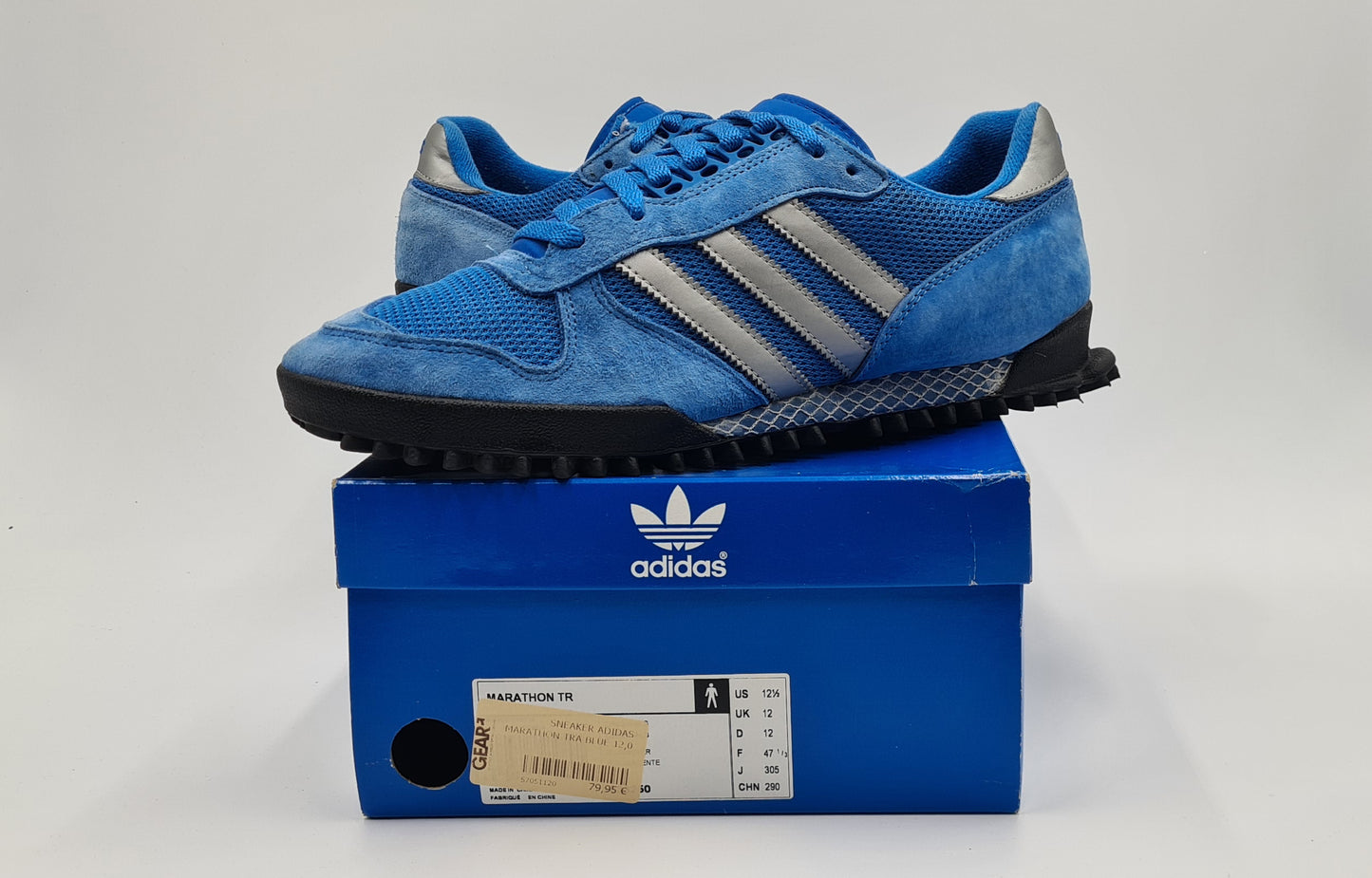 *TOP* 2011 Adidas Marathon TR Blau UK 12 / EUR 47 1/3