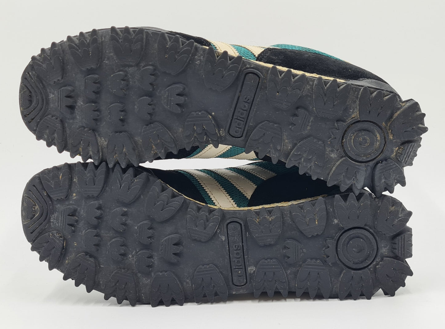 *VGC* 1996 Adidas Marathon TR Green Black UK 10.5 / EUR 45 1/3