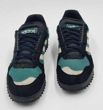 *VGC* 1996 Adidas Marathon TR Green Black UK 10.5 / EUR 45 1/3