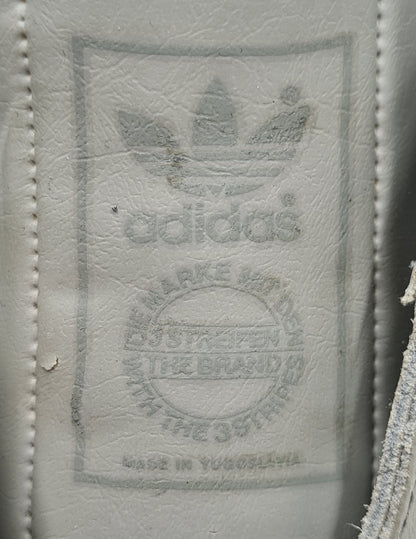 *TOP* Vintage 1980er Adidas Linz Yugoslavia UK 10 / EUR 44 2/3