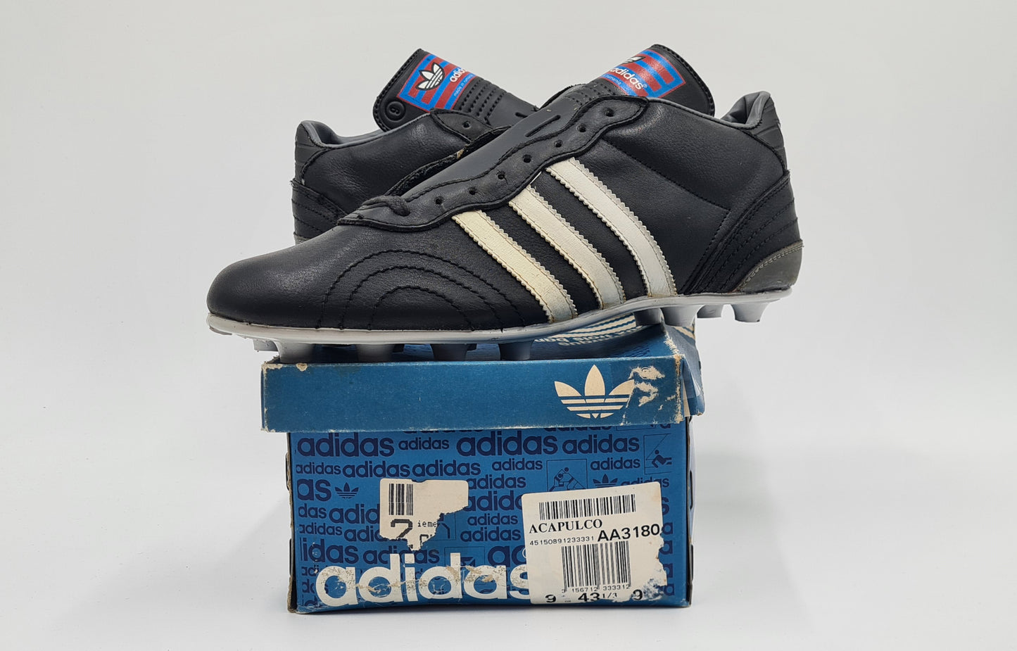 *NEW* 1980s Adidas Acapulco Football Boots UK 9 / EUR 43 1/3