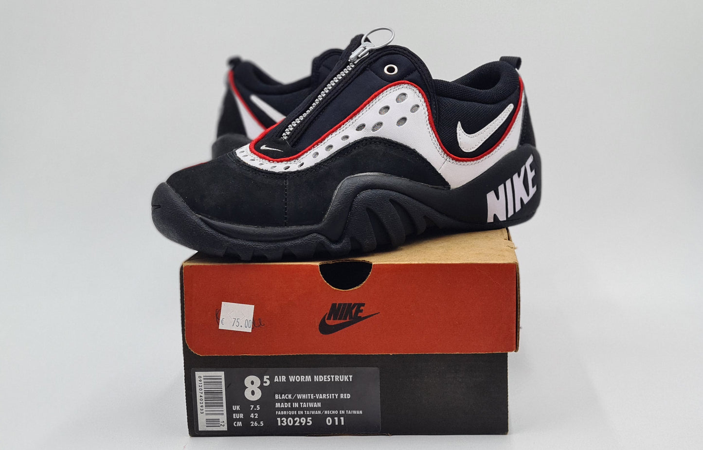 *NEU* Vintage 1996 Nike Air Worm Ndestrukt Dennis Rodman UK 7,5 / EUR 42