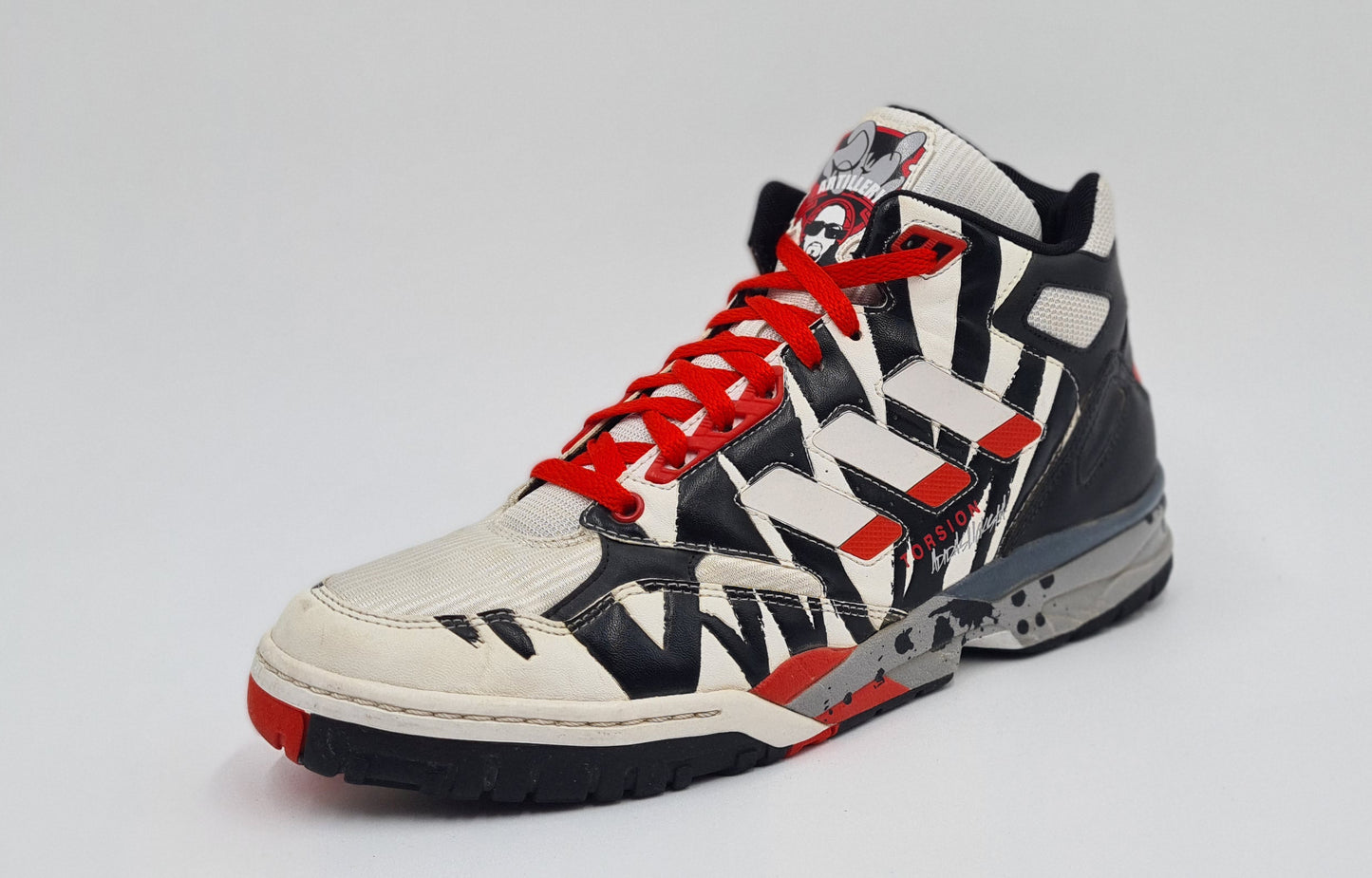 *TOP* 2009 Adidas x Slick Torsion Artillery Mid 'Poppy Red' UK 9,5 / EUR 44