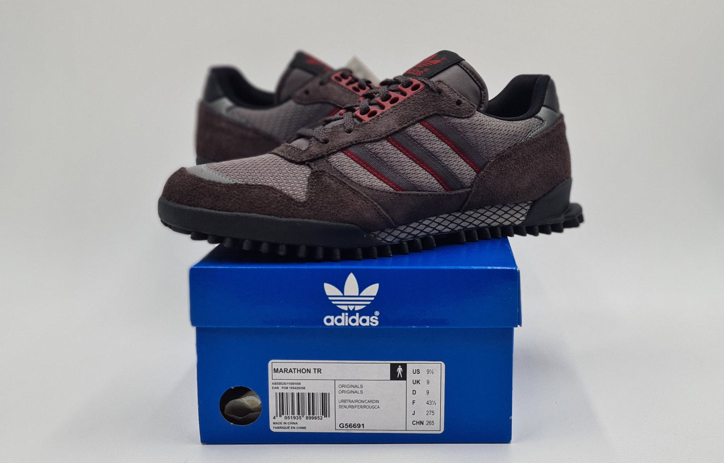 *NEW* 2012 Adidas Marathon TR Brown UK 9 / EUR 43 1/3