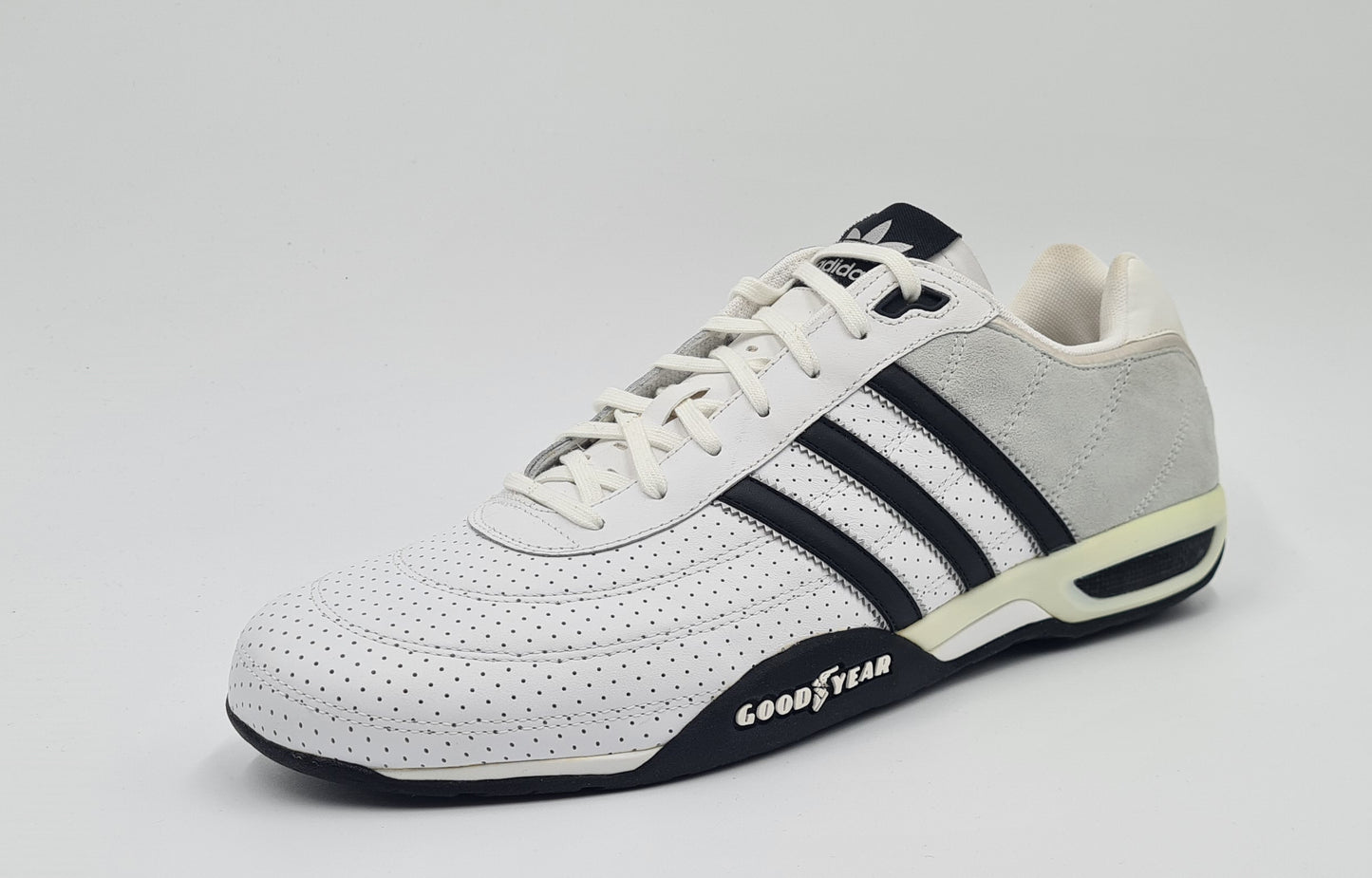 *LIKE NEW* 2006 Adidas Good Year White Adi Racer UK 11.5 / EUR 46 2/3