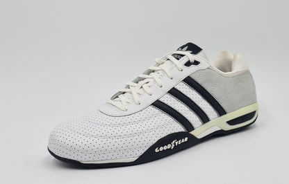 *LIKE NEW* 2006 Adidas Good Year White Adi Racer UK 11.5 / EUR 46 2/3