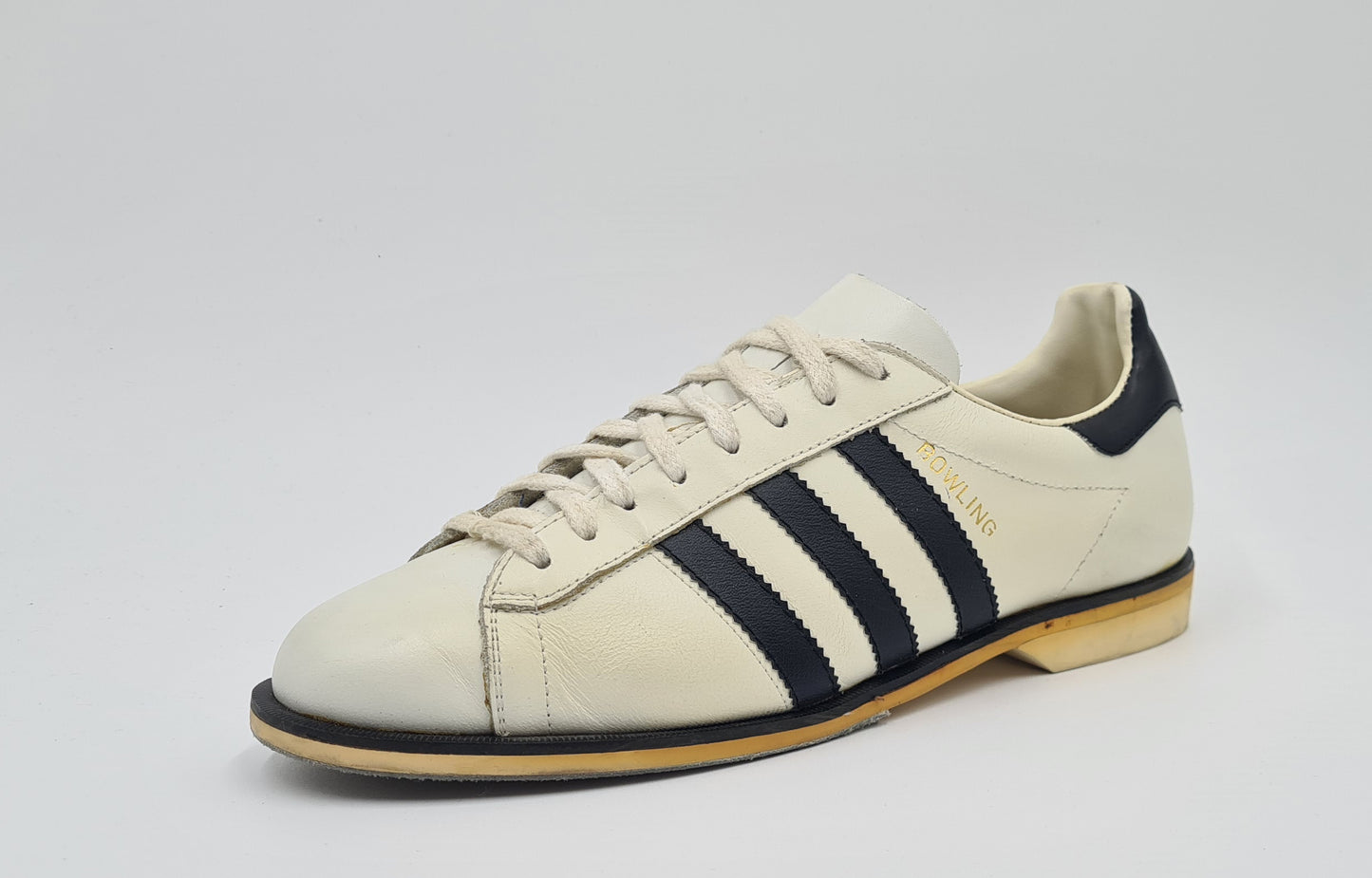 *TOP* Vintage 1980er Adidas Bowling Schuhe Gr. UK 6,5 / EUR 40