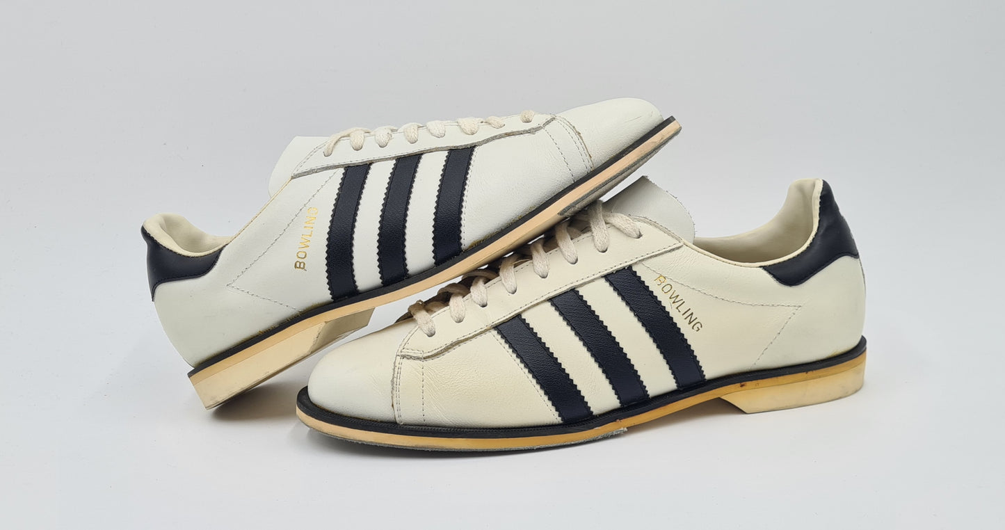 *TOP* Vintage 1980er Adidas Bowling Schuhe Gr. UK 6,5 / EUR 40