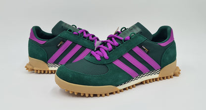 *NEU* 2023 Adidas Marathon TR Cordura Grün / Lila UK 9 / EUR 43 1/3