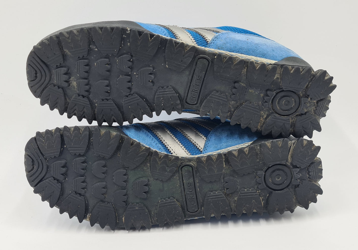 *Ordentlicher Zustand* 2011 Adidas Marathon TR Retro Blau UK 10,5 / EUR 45 1/3