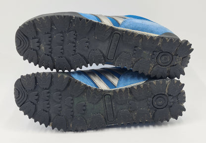 *Ordentlicher Zustand* 2011 Adidas Marathon TR Retro Blau UK 10,5 / EUR 45 1/3