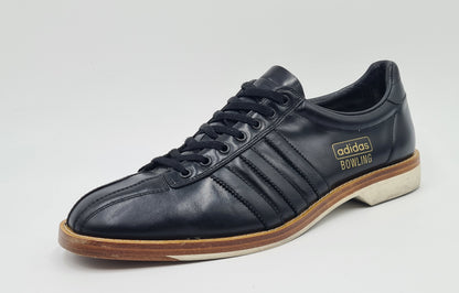 *VGC* 2006 Adidas Bowling Retro Shoes Black UK 9 / EUR 43 1/3