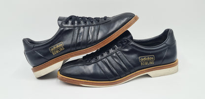 *VGC* 2006 Adidas Bowling Retro Shoes Black UK 9 / EUR 43 1/3