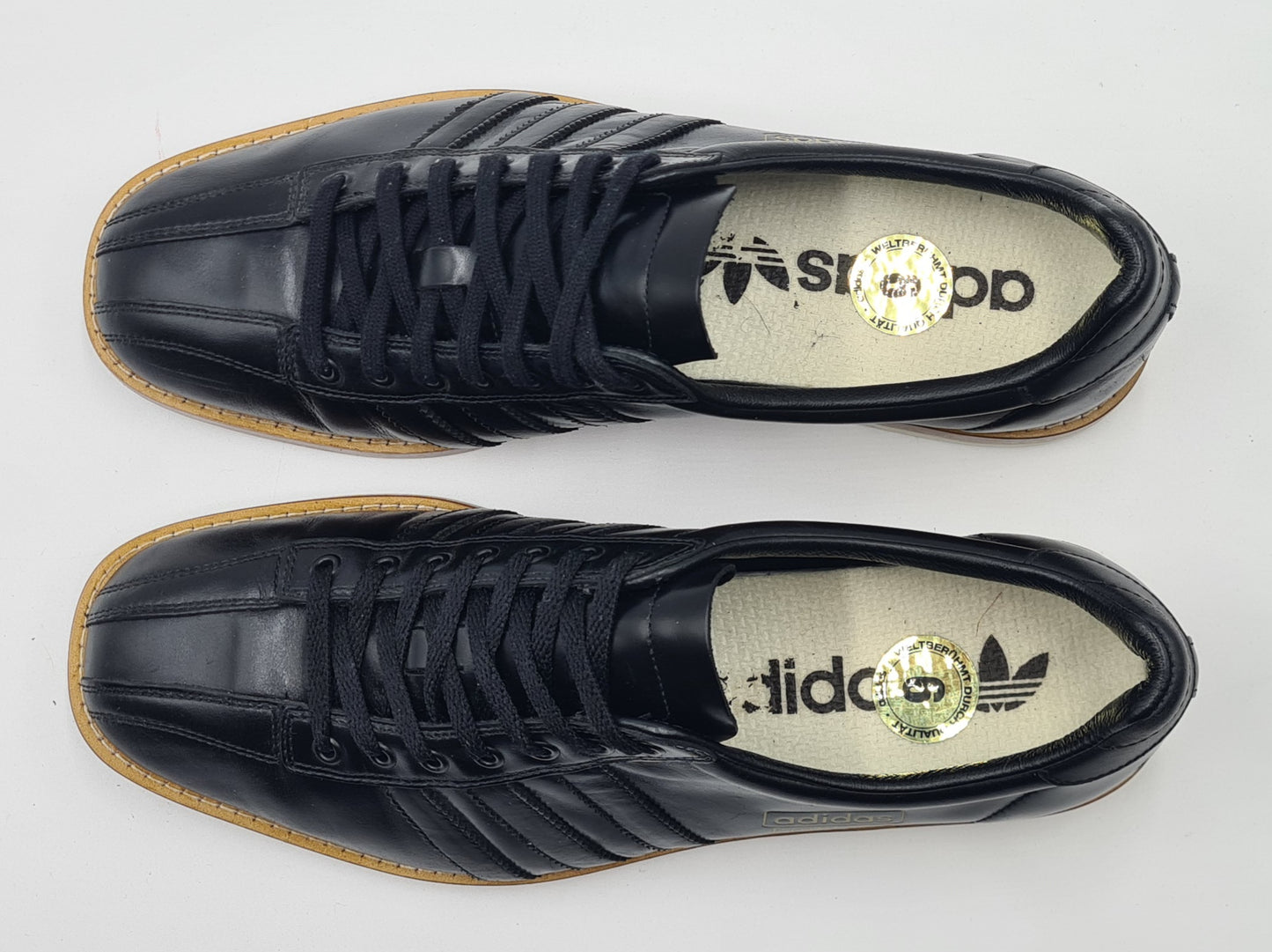 *VGC* 2006 Adidas Bowling Retro Shoes Black UK 9 / EUR 43 1/3