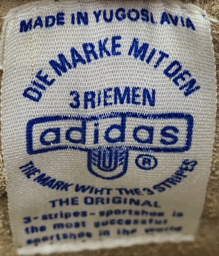 *NEU* Vintage 1960er Adidas Perfekt Yugoslavia UK 8 / EUR 42