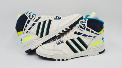 *TOP* Vintage 1980er Adidas 2010 Hi UK 10,5 / EUR 45 1/3