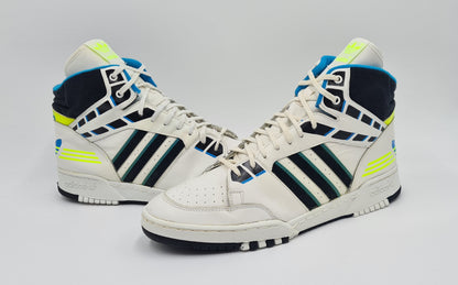 *TOP* Vintage 1980er Adidas 2010 Hi UK 10,5 / EUR 45 1/3