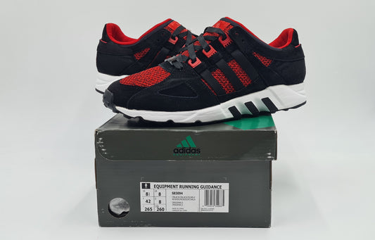 *NEU* 2014 Adidas EQT Equipment Guidance Schwarz Rot Gr. UK 8 / EUR 42