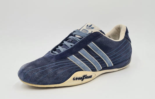 *Ordentlicher Zustand* 2008 Adidas Tuscany Good Year Blau UK 8 / EUR 42