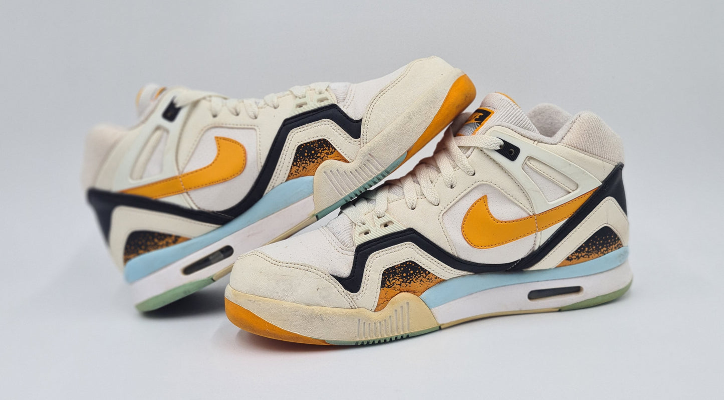 *Guter Zustand* 2014 Nike Air Tech Challenge II 'Kumquat' Agassi Gr. UK 10 / EUR 45