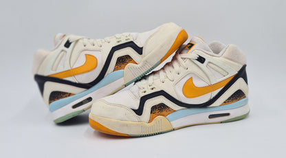 *Guter Zustand* 2014 Nike Air Tech Challenge II 'Kumquat' Agassi Gr. UK 10 / EUR 45