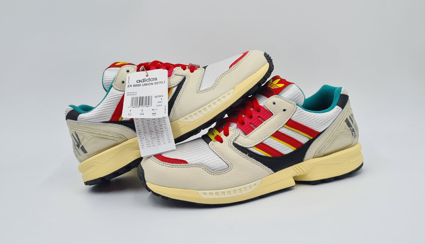 *NEU* 2020 Adidas ZX 8000 Union Berlin Gr. UK 9 / EUR 43 1/3