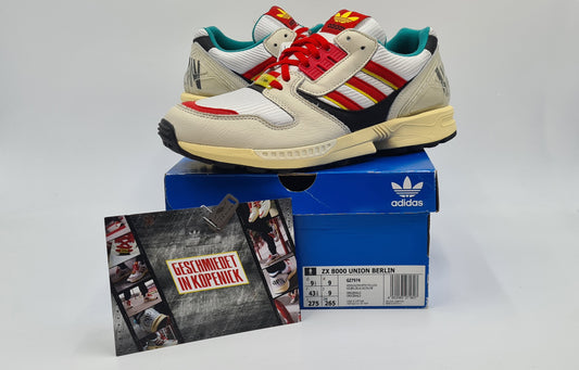 *NEU* 2020 Adidas ZX 8000 Union Berlin Gr. UK 9 / EUR 43 1/3