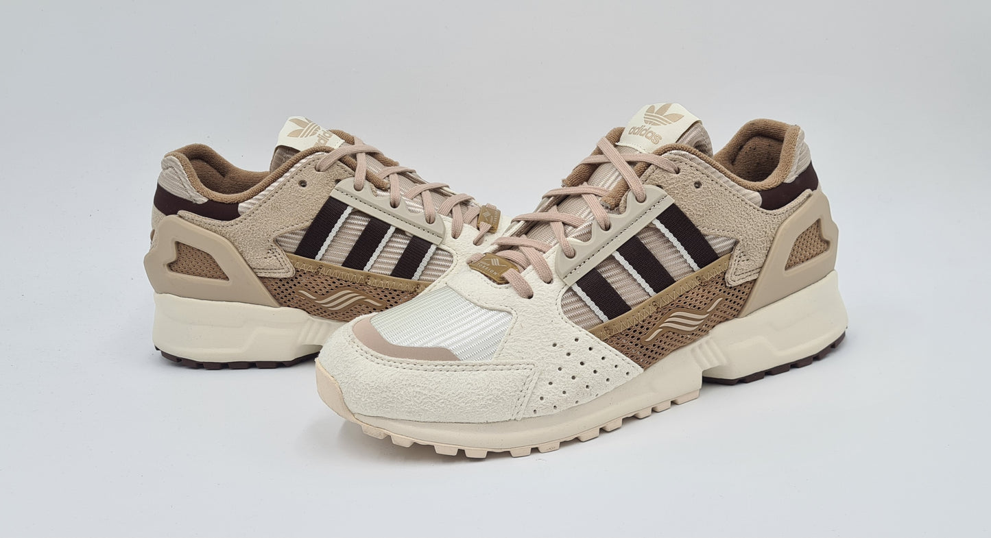 *TOP* 2022 Adidas ZX 10000 Coffee Clay Brown UK 8 / EUR 42