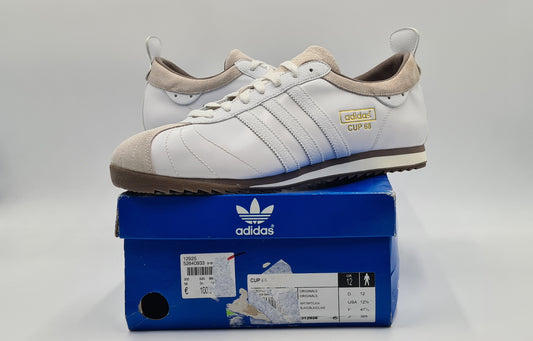 *NEU* Vintage 2008 Adidas Cup 68 Weiß UK 12 / EUR 47 1/3