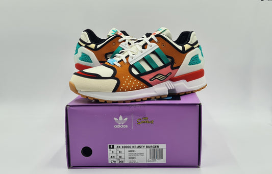 *NEU* 2020 Adidas X The Simpsons ZX 10000 'Krusty Burger' Gr. UK 8,5 / EUR 42 2/3
