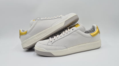 *NEU* Vintage 2016 Adidas Rod Laver Super 999 24 Karat Gold UK 12 / EUR 47 1/3