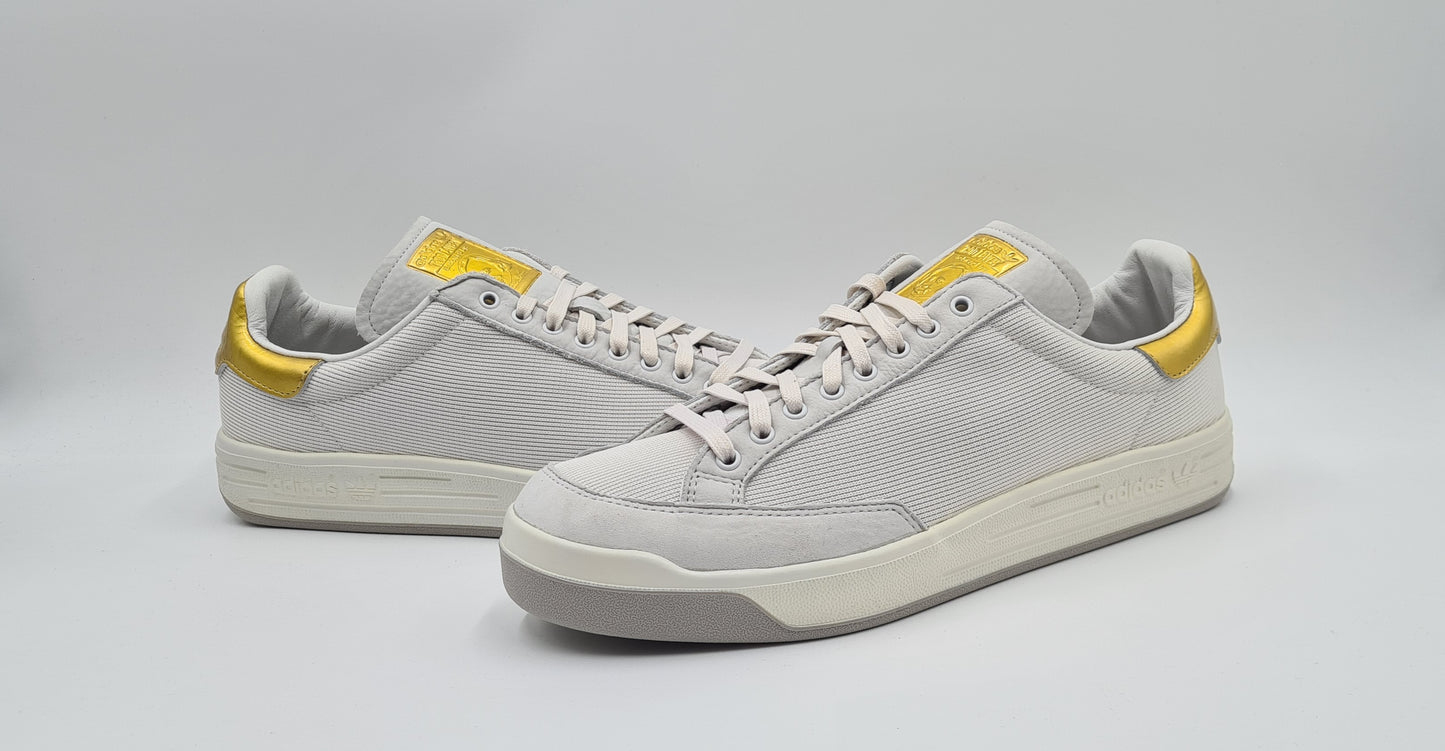 *NEU* Vintage 2016 Adidas Rod Laver Super 999 24 Karat Gold UK 12 / EUR 47 1/3