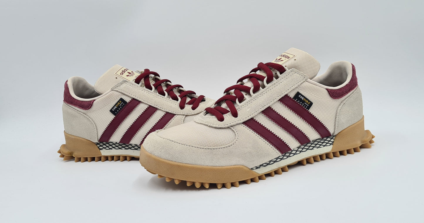 *TOP* 2023 Adidas Marathon TR Cordura Beige / Rot UK 9,5 / EUR 44