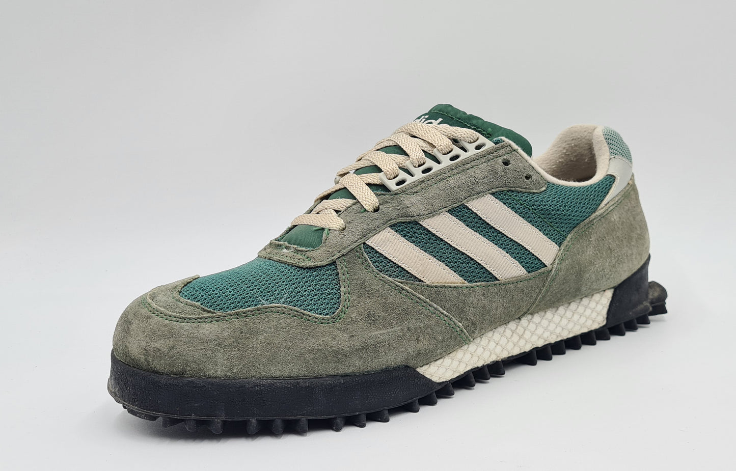 *TOP* Vintage 1994 Adidas Marathon TR 2 Grün UK 10,5 / EUR 45 1/3